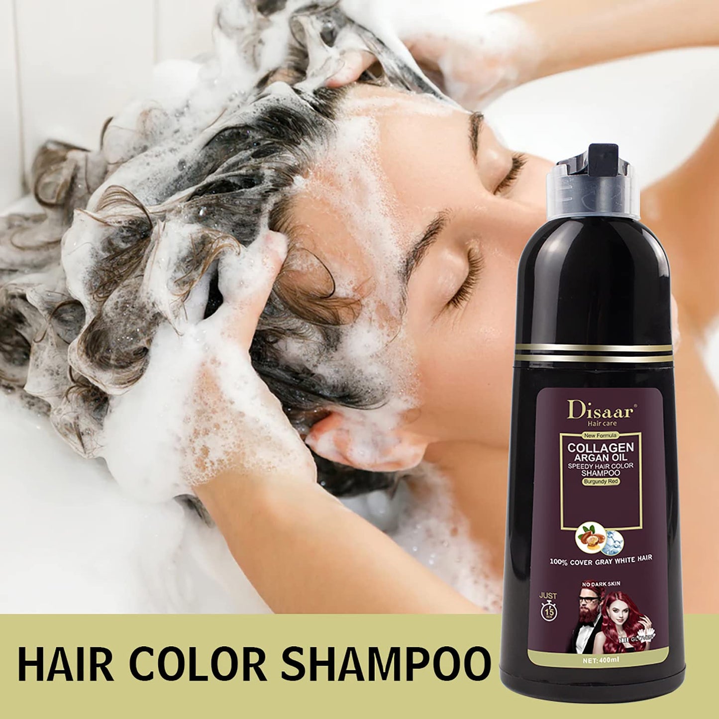 ✨ Shampoo Colorante Tinte Cubre Canas™✨